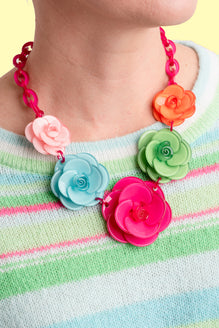 Type 1 Blooming Rainbow Necklace