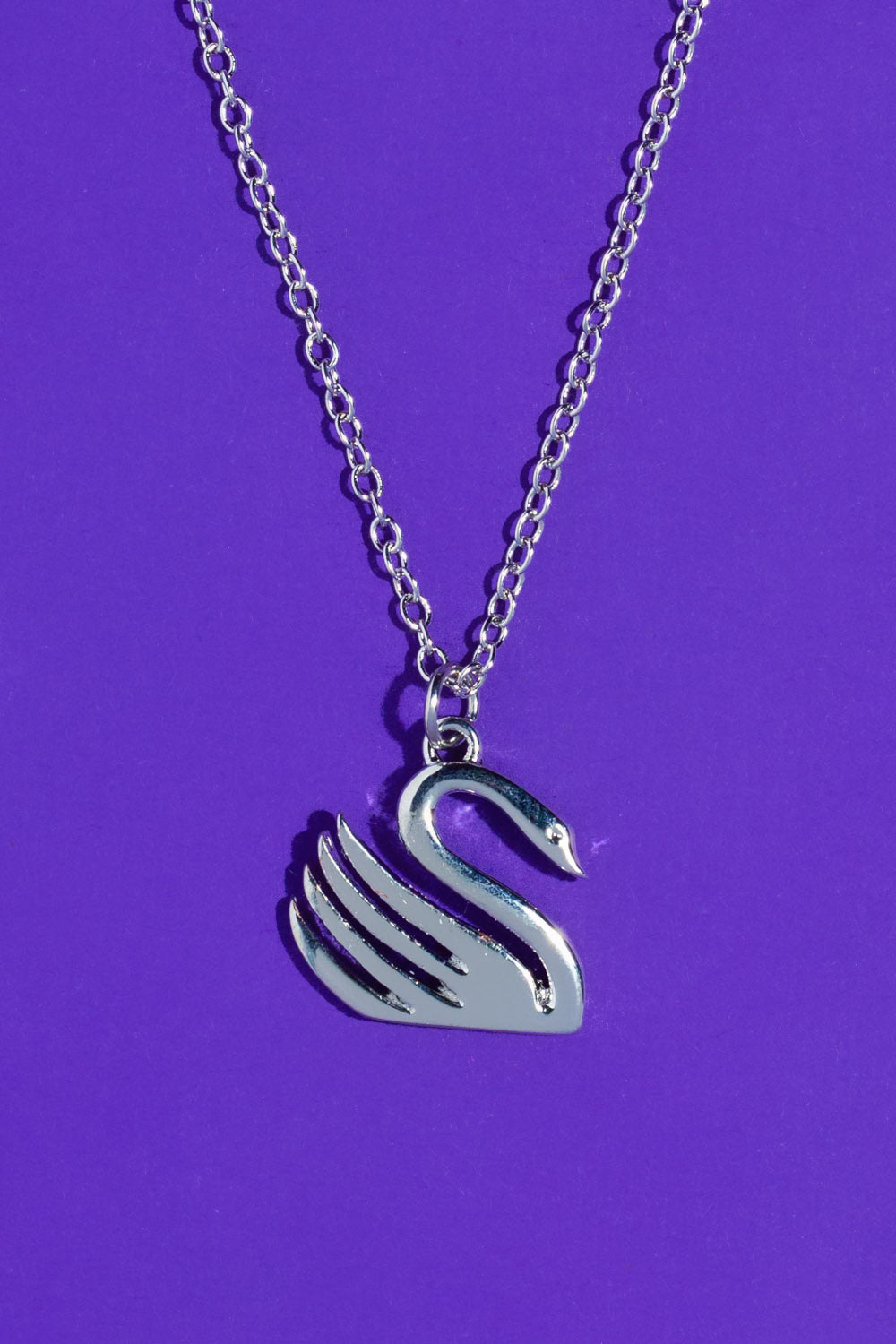 Type 4 Swan Necklace - Silver