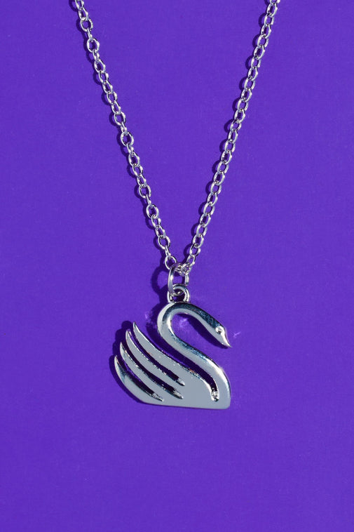 Type 4 Swan Necklace - Silver