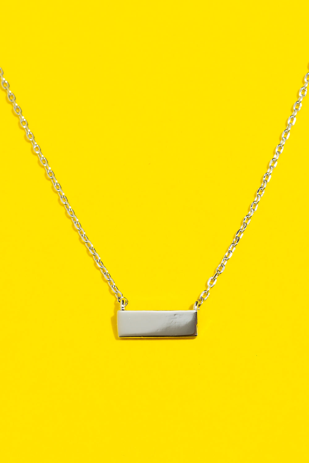 Type 4 Silver Stone Necklace