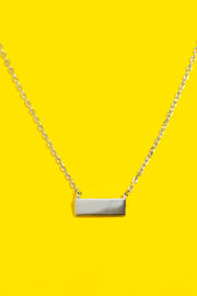 Type 4 Silver Stone Necklace