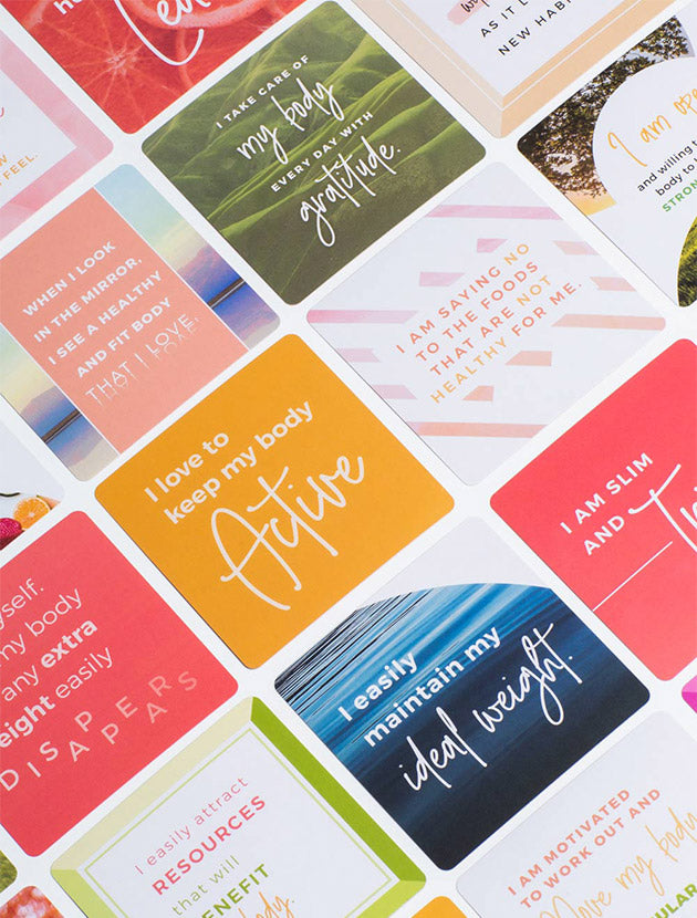 Weight Loss Affirmation Cards