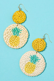 Type 1 Pineapple Basket Earrings