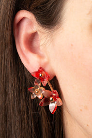 Type 1 Red Blossoms Earrings