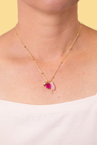 Type 1 Pop of Pink Necklace