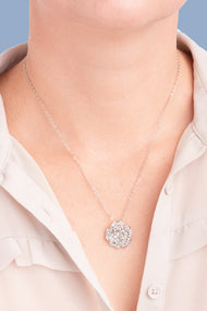Sweet Brier Rose Necklace/Earring Set