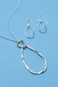 Type 2 Sea Me Through Necklace/Earring Set