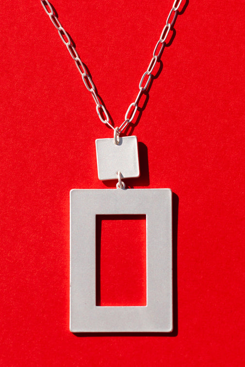 Structured Free Time Necklace