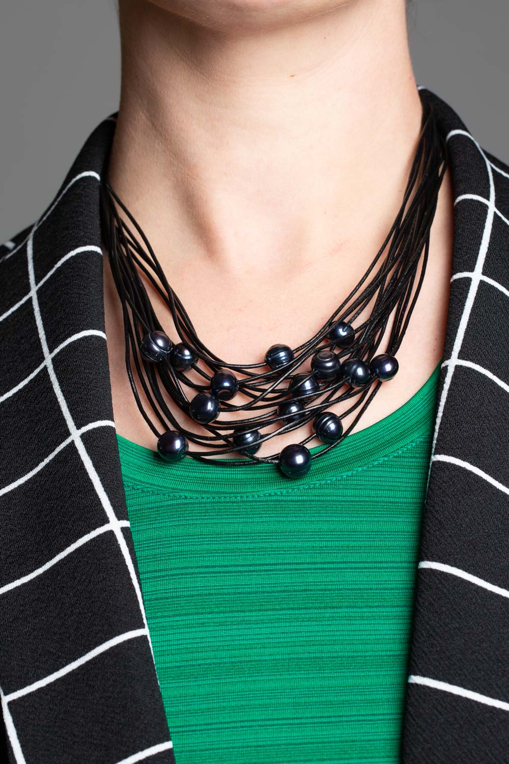 Type 4 Black & Blue Necklace