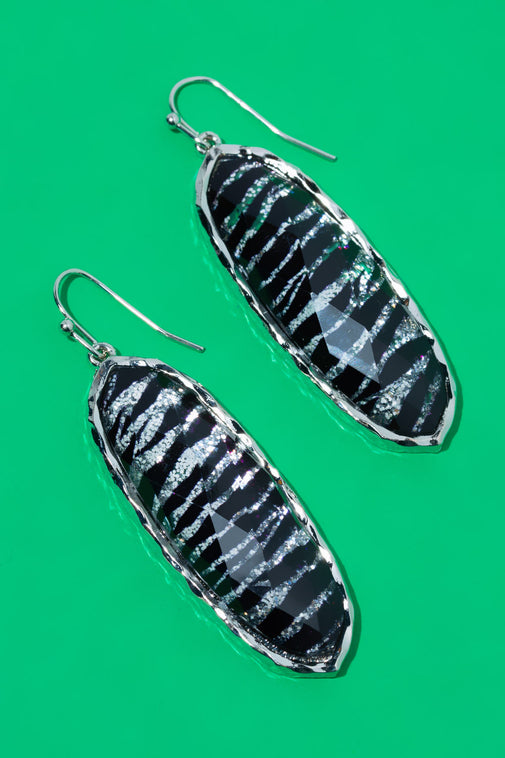 Type 4 Zebra Glam Earrings