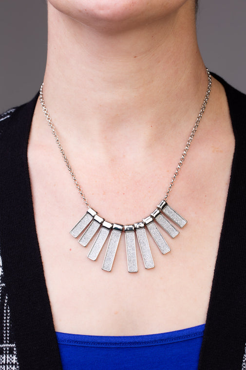 Type 4 Shimmer Stripe Necklace/Earring Set