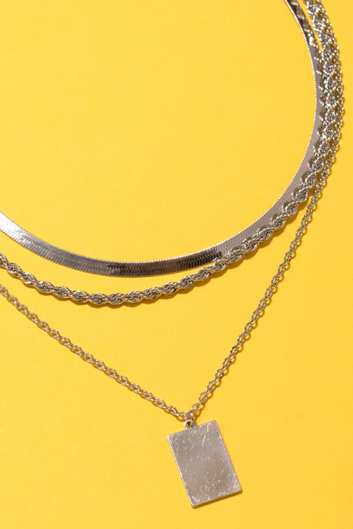 Type 4 Silver Stream Necklace