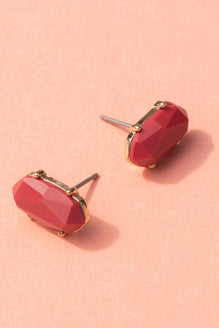 Type 3 Garnet & Gold Earrings