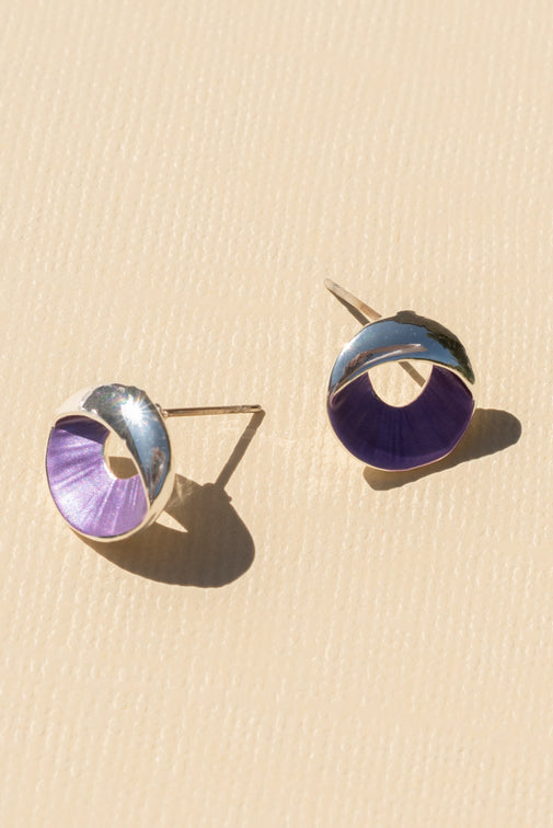 Purple River Earrings